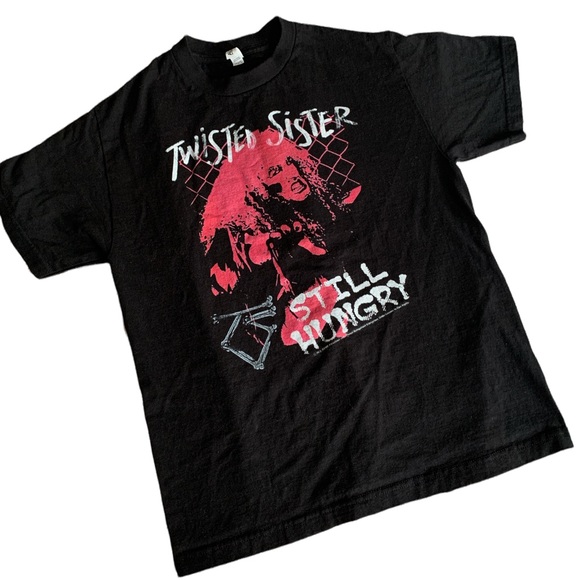 Twisted Sister Short Sleeve Black Band Concert Shirt Mens Size Medium - Picture 2 of 6